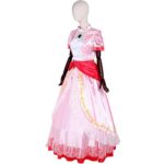 Pink Princess Premium Satin and Lace Cosplay Ensemble