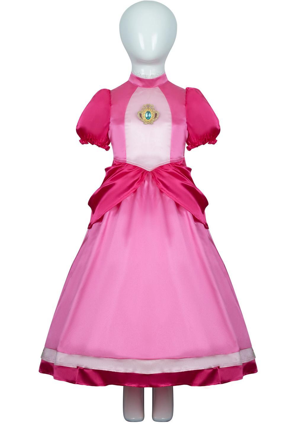 cosplayspa cosplayspa Princess Peach S 3XL Dress Mario Movie Inspired Cosplay 9WGUSP