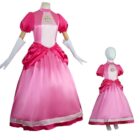 cosplayspa Princess Peach S 3XL Dress Mario Movie Inspired Cosplay PTX2VG