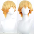 cosplayspa Tomioka Giyuu Demon Slayer Anime Wig with Tanjirou Earrings Kimetsu no Yaiba 186H54