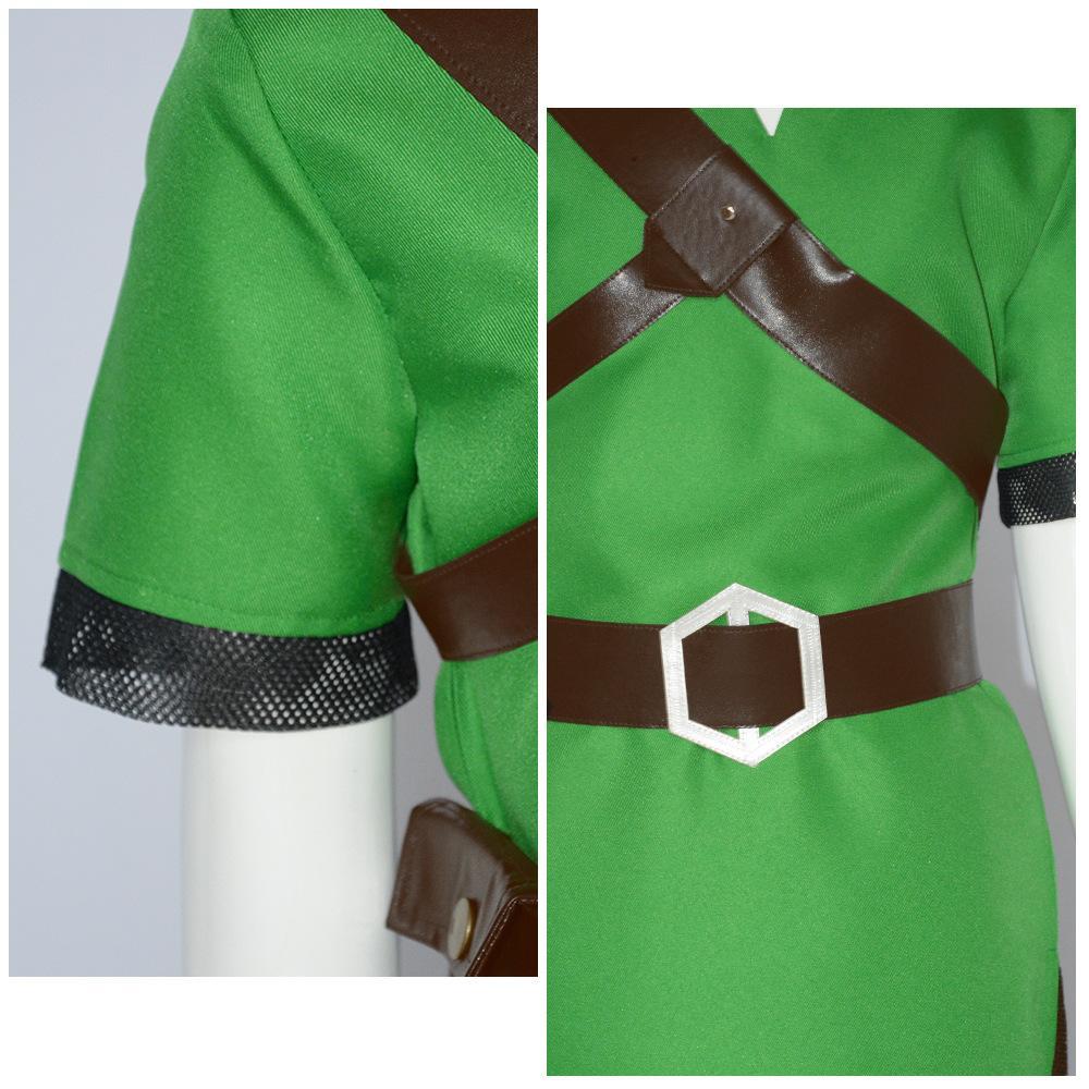 cosplayspa cosplayspa Twilight Princess Link Suit Zelda Cosplay Boots S 3XL SR Game Gear AWWC9G
