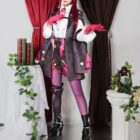 cosplayspa US Local Kafka Wig Honkai Star Rail Outfit U5ATJB