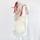 cosplayspa Yone Heartsteel White Red Long Wig League of Legends Unforgotten 7GNOYU