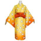 cosplayspa Yuukaku hen Demon Slayer Girls Kimono Tanjirou Zenitsu Inosuke Halloween 4UEQ65