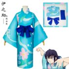 cosplayspa Yuukaku hen Demon Slayer Girls Kimono Tanjirou Zenitsu Inosuke Halloween JLB6O0