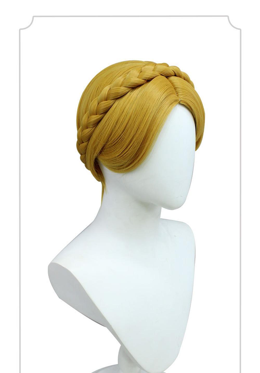 Zelda Princess Wig: Short Yellow Game Wig For The Legend Of Zelda Cosplay 1 cosplayspa cosplayspa Zelda Princess Wig Short Yellow Game Wig for The Legend of Zelda Cosplay Y50U4S