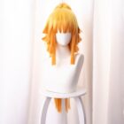 cosplayspa Zenitsu Inspired Orange Wig for Demon Slayer Anime Halloween Events 7KVUJ8