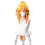 Zenitsu-Inspired Orange Wig for Demon Slayer Anime Halloween Events