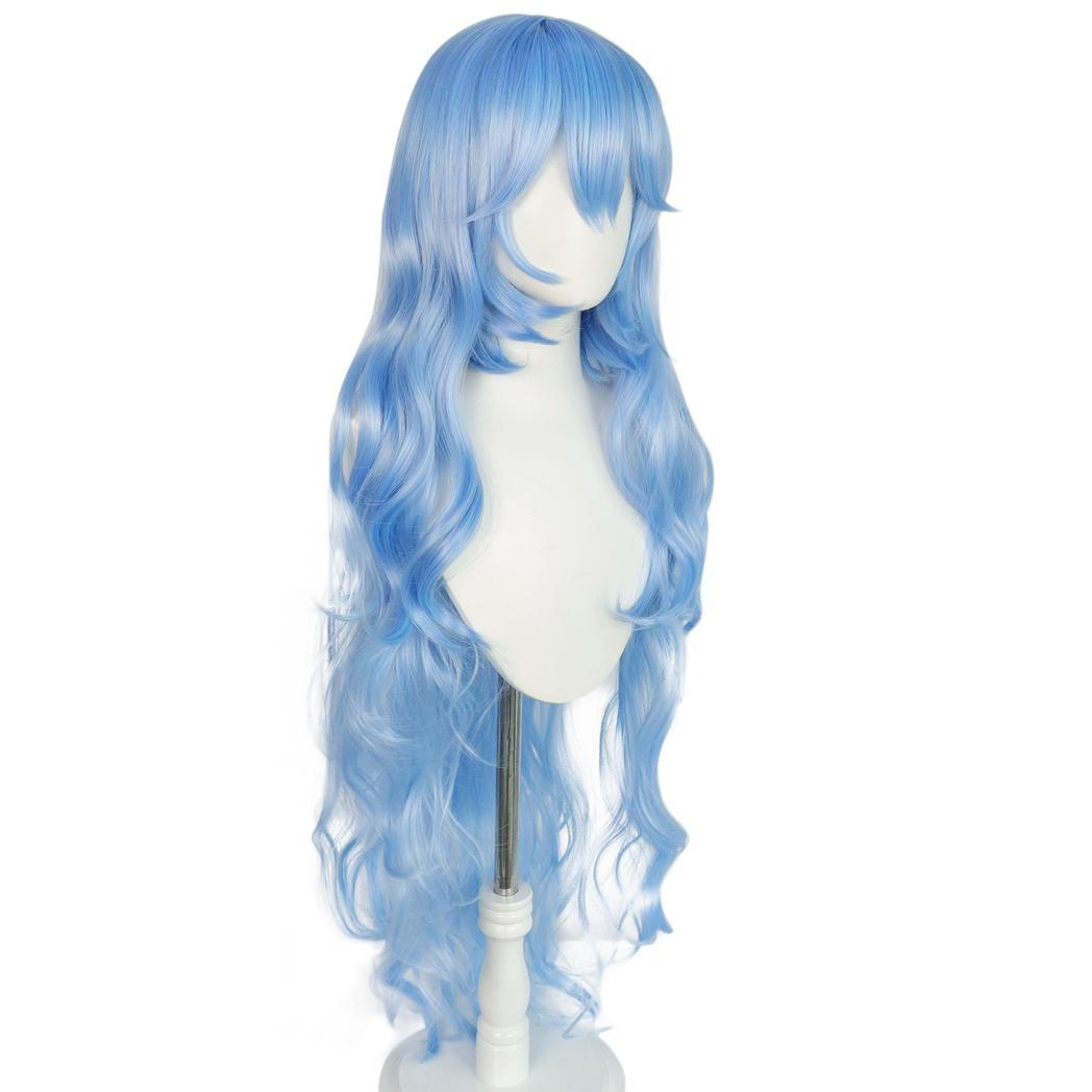 cosplayspa cosplayspa Ayanami Rei Evangelion Long Blue Wig Ultimate Anime Cosplay 3I3VM3