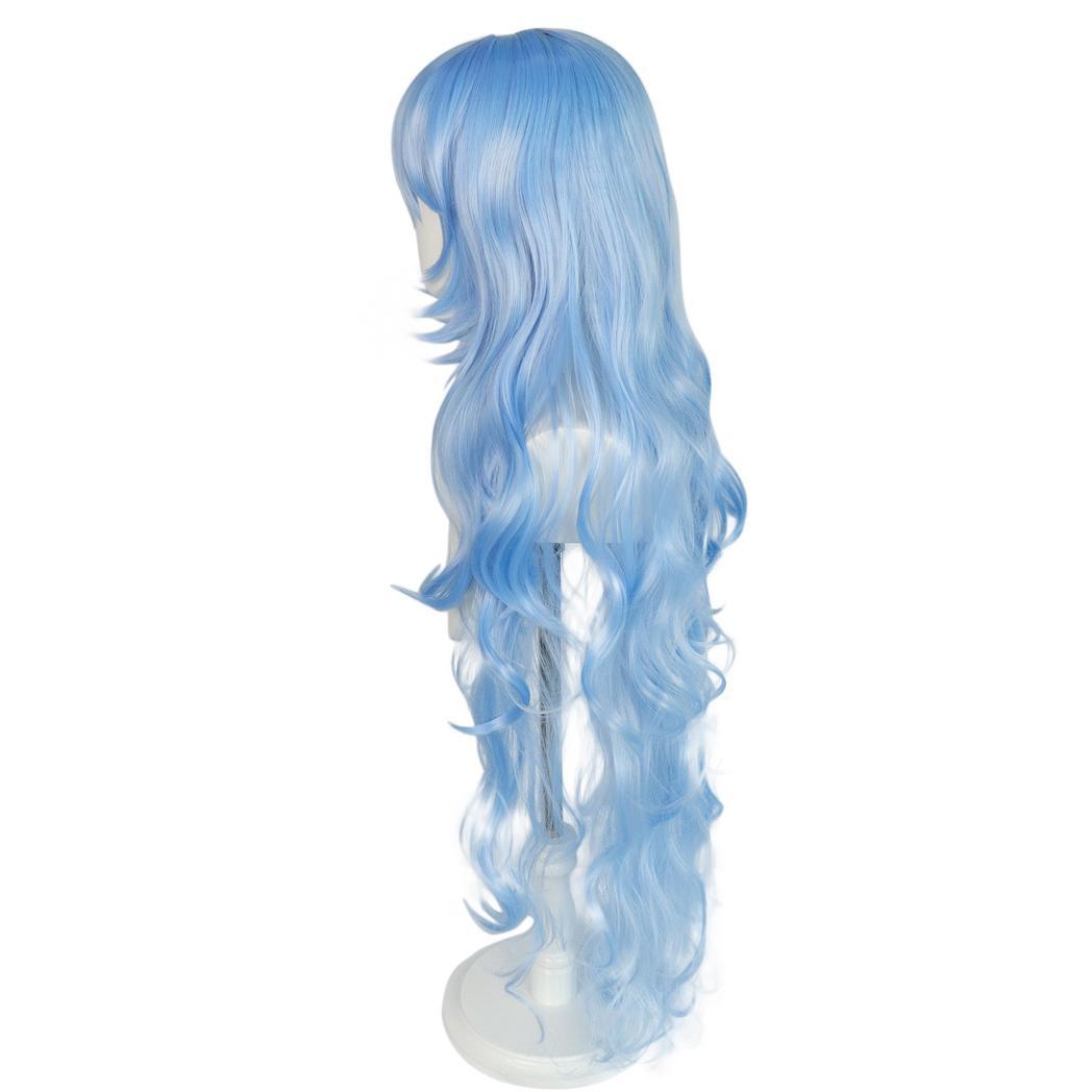 cosplayspa cosplayspa Ayanami Rei Evangelion Long Blue Wig Ultimate Anime Cosplay A2SAZ0