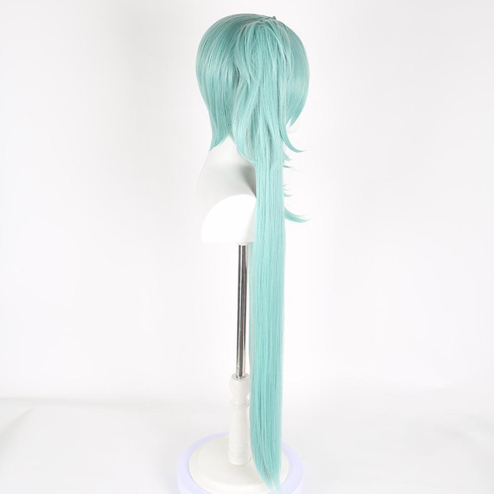 cosplayspa cosplayspa Hatsune Miku Inspired VOCALOID 15th Anniversary Green Curly Wig Edition NALWQH