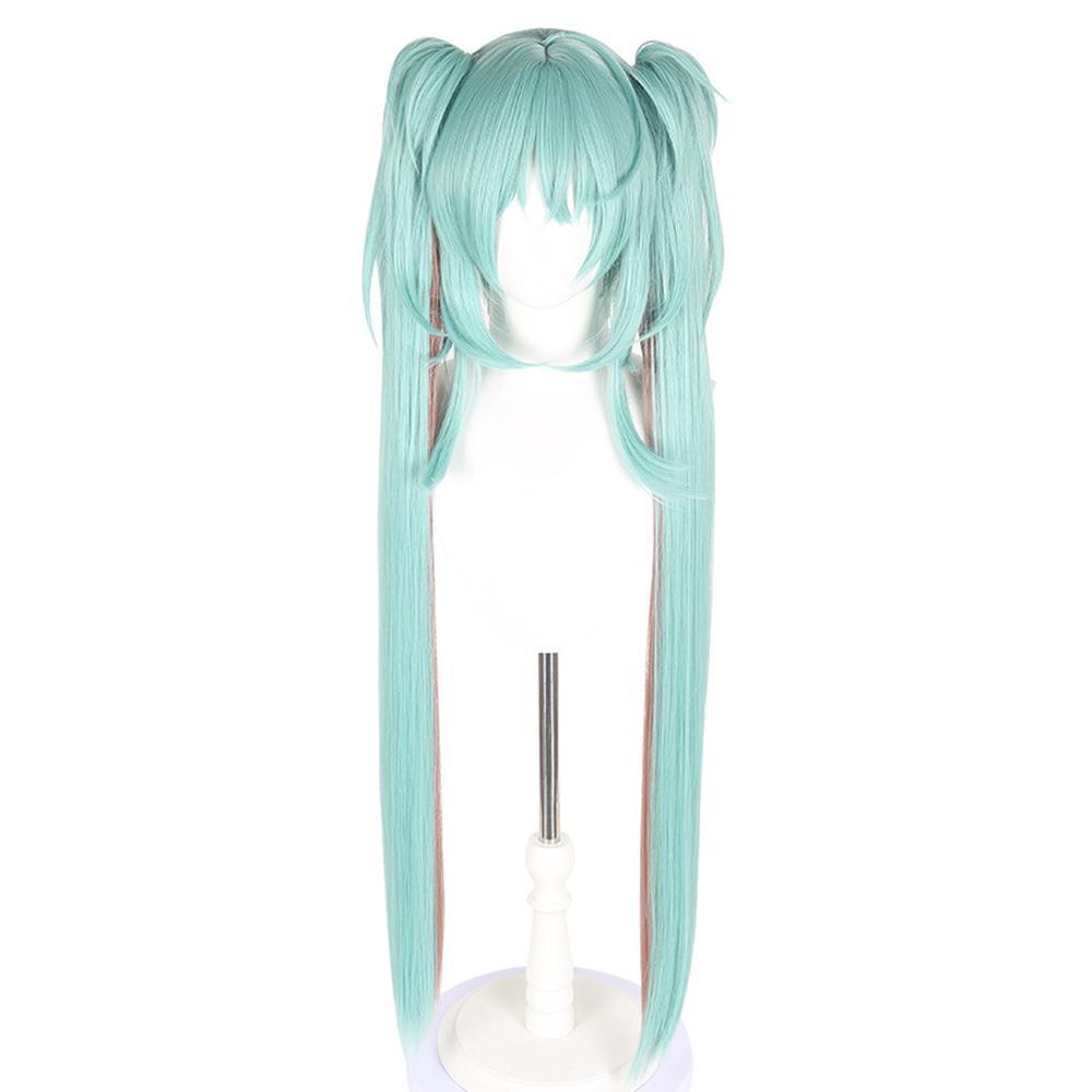 cosplayspa cosplayspa Hatsune Miku Inspired VOCALOID 15th Anniversary Green Curly Wig Edition VUUJN8