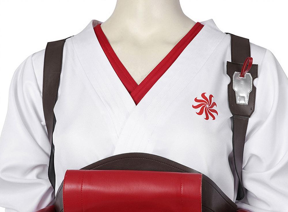 cosplayspa cosplayspa Kiriko Overwatch SR Collection White Red Cao Gao Ensemble 7UUODW