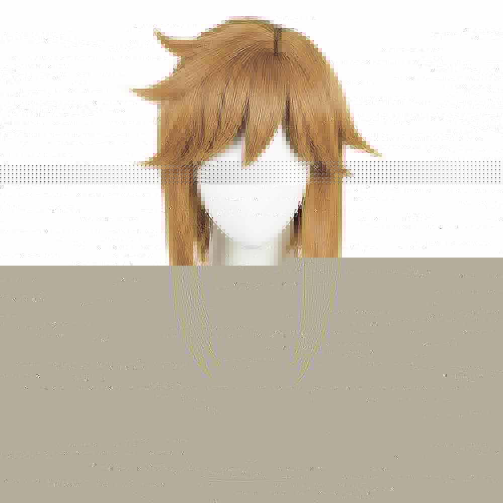 cosplayspa cosplayspa Legend of Zelda Link Cosplay Yellow Short Wig with Ear Clips 3BGK2F