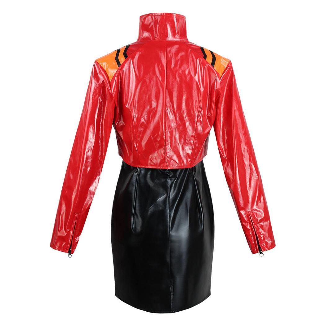 cosplayspa cosplayspa Red Black Suit for Katsuragi Misato Evangelion Available in S 4XL 7QA3A1