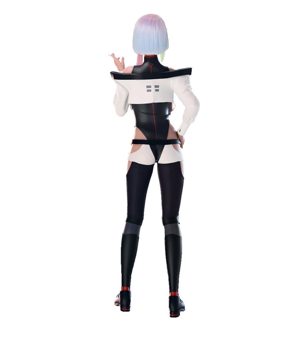 cosplayspa cosplayspa SR Game Edgerunners Lucy Racing Suit Cao Gao Uniform S 2XL with Wig 33QX20
