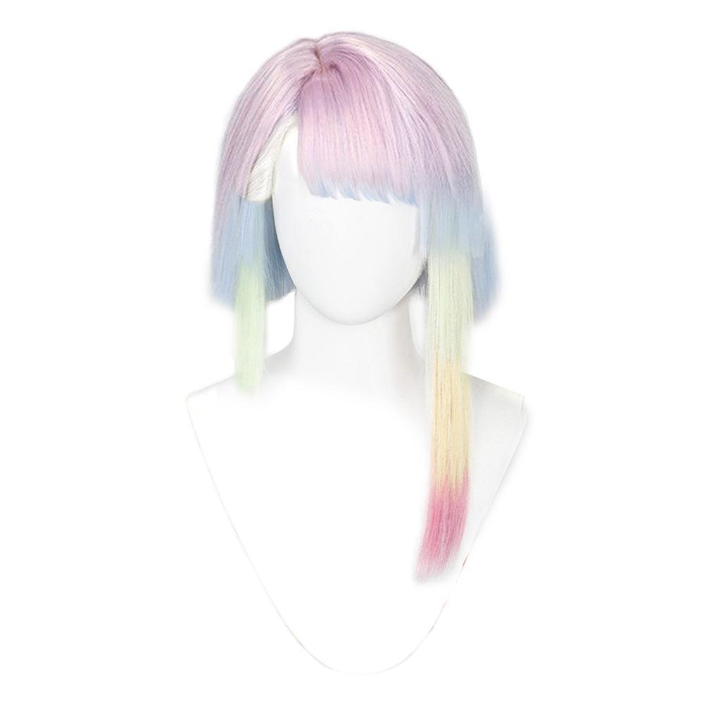 cosplayspa cosplayspa SR Game Edgerunners Lucy Racing Suit Cao Gao Uniform S 2XL with Wig AKDPWX