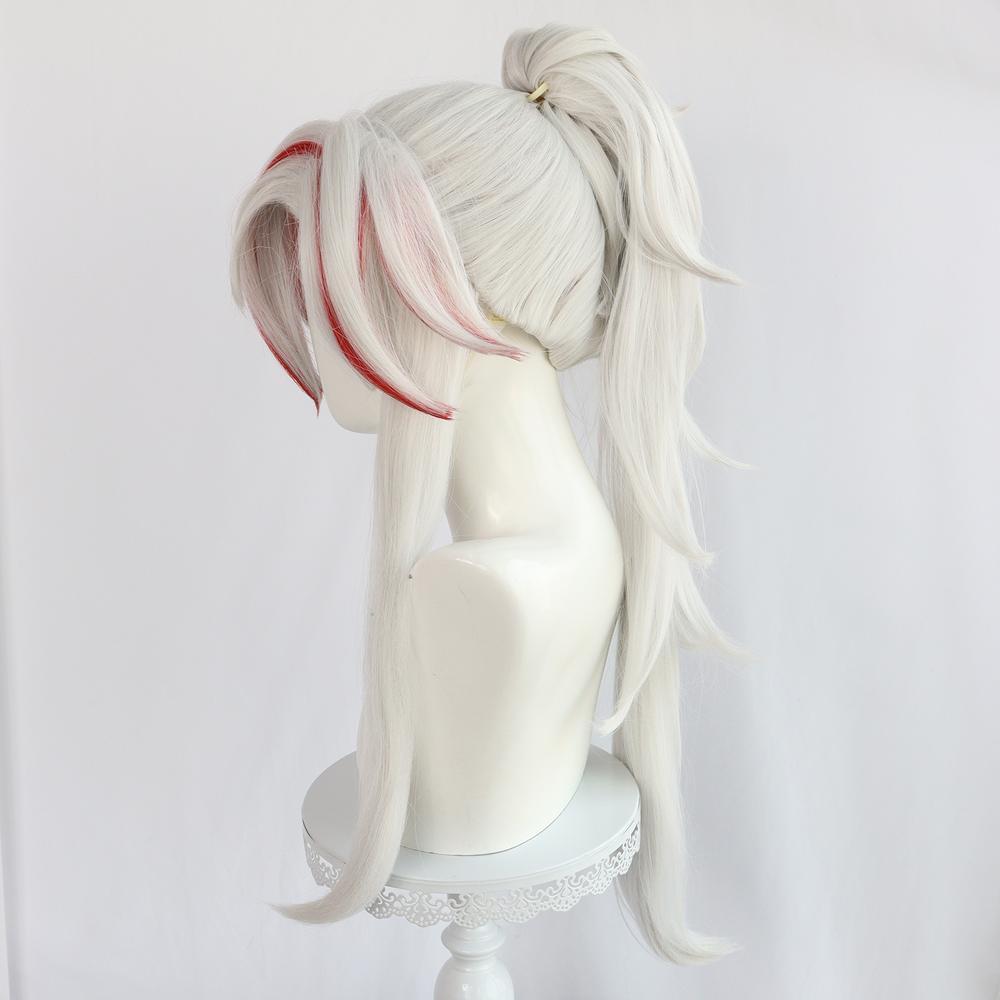 cosplayspa cosplayspa Yone Heartsteel White Red Long Wig League of Legends Unforgotten 9SWKTT