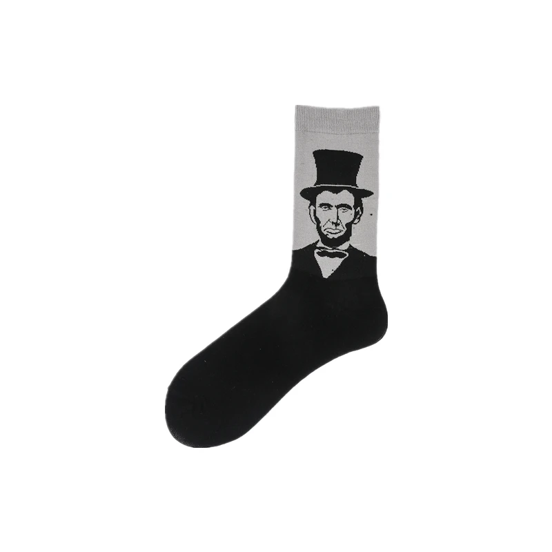 cosplayspa mens world leader funny socks jfk ben franklin george washington lincoln queen elizabeth H4f9ae262d9664cfbb660f4b5d0f11397b