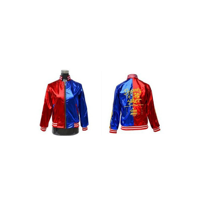 Embroidered jacket front and back