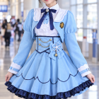 AI-assisted styling concept of Amamiya Kokoro costume without optional wig; see product photos for actual details