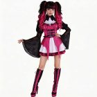 Draculaura pink vampire costume view 2