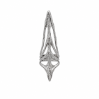 Gothic Openwork Finger and Nail Rings — Plain nail cover