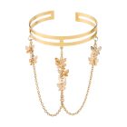 Butterfly or Shell Draped Arm Cuff — Butterfly