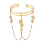 Butterfly or Shell Draped Arm Cuff