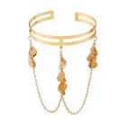 Butterfly or Shell Draped Arm Cuff — Shell