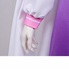 Emilia costume white sleeve with pink striped cuff