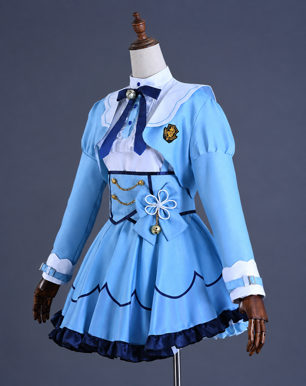 Amamiya Kokoro blue sailor jacket and costume front view