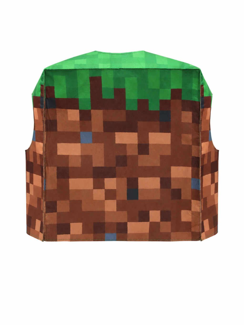 Minecraft grass block kids costume overclothes