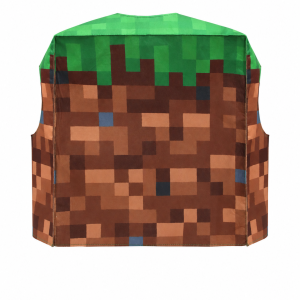 Minecraft grass block kids costume overclothes
