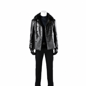 Leon black coat and coordinated costume ensemble; boots sold separately