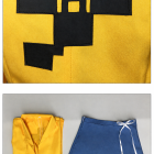 Angie costume four-piece layout and jacket back emblem detail
