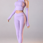ACG-53 light purple G miniature yoga outfit only on display body, body excluded