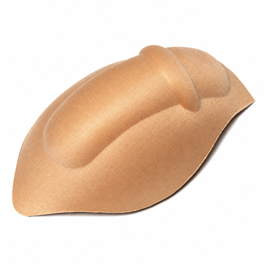 Nude high-profile underwear shaping insert