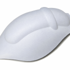 White high-profile underwear shaping insert