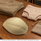 AI costume-kit concept of one Nude medium-profile 3D insert