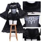 NieR:Automata 2B black bridal costume front and detail views