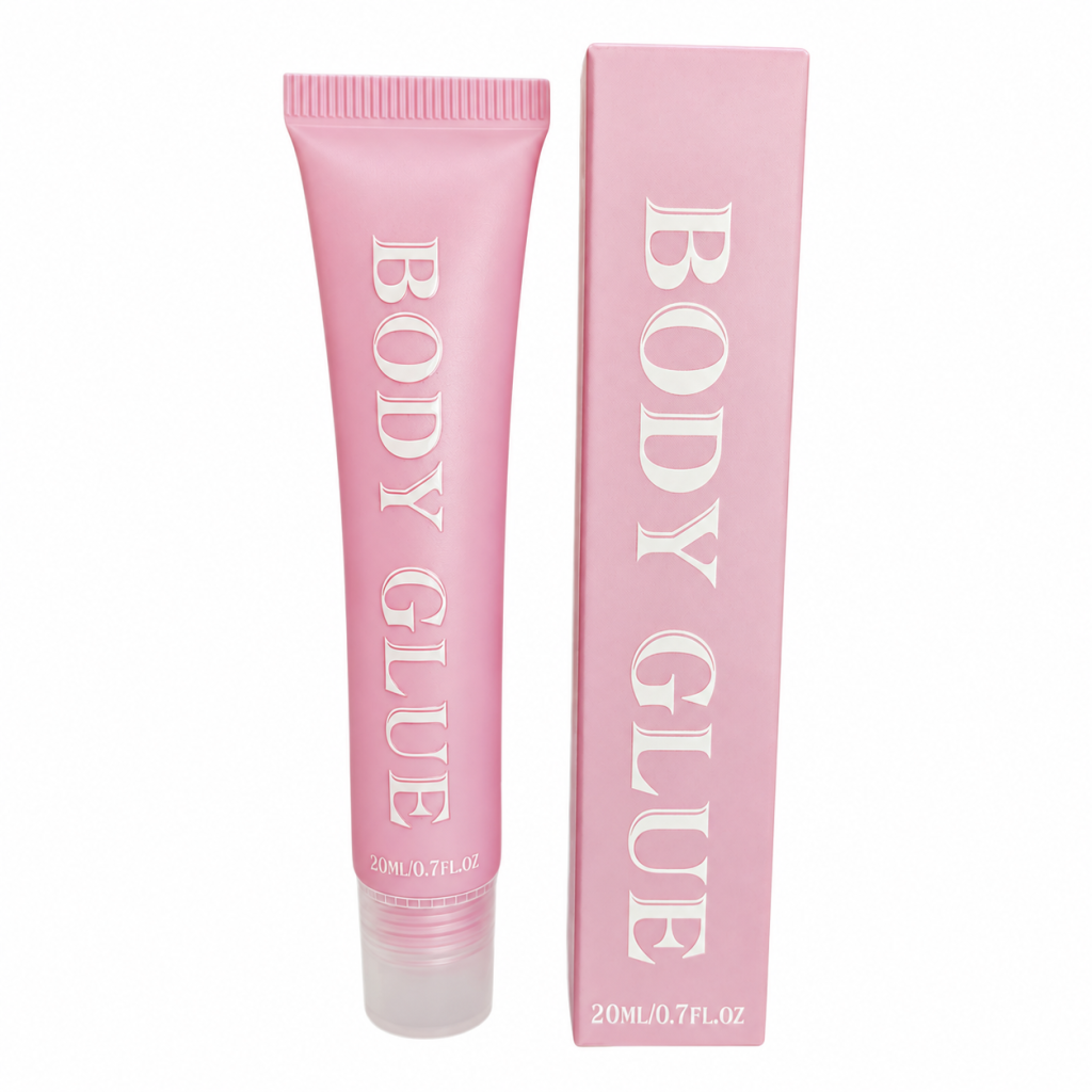Body glue 20 mL pink tube with matching box