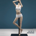JIAOU DOLL JOQ-06C representative dark-skin PS articulated body, head not included