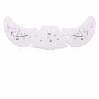 Silver nested heart face decoration design