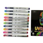 UV Neon Face & Body Paint Markers — 10-Color Set