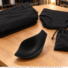 AI costume-kit concept of single Black slim shaping insert