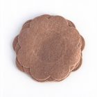 Brown flower-shaped adhesive patch stack