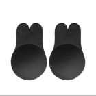 Pair of black rabbit-ear adhesive bra pads
