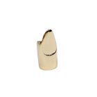 Metallic Nail Sleeve Ring — Short or Long — Gold-colored — long 1.18 in (30 mm)