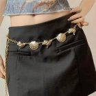Starfish and Shell Ocean Waist Chains — Shell medallions and oval beads